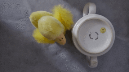 Toddler MCM Ceramic Mother Goose Vintage Mug Baby First Two Handled Drinking Cup - Image 16