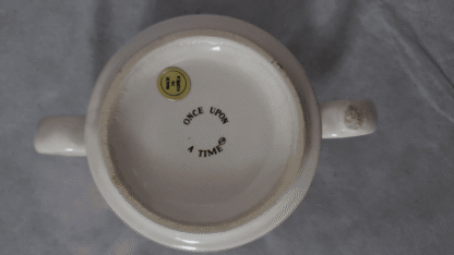 Toddler MCM Ceramic Mother Goose Vintage Mug Baby First Two Handled Drinking Cup - Image 18