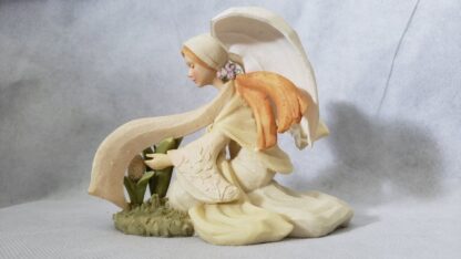 Angel with Spring Flowers 2007 Karen Hahn Sculpture Foundations Enesco Figurine - Image 7