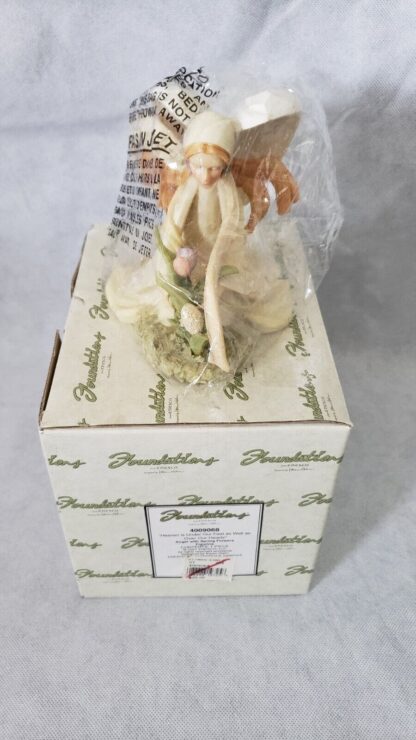 Angel with Spring Flowers 2007 Karen Hahn Sculpture Foundations Enesco Figurine - Image 14