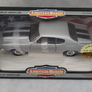1970 Chevy Chevelle SS 454 LS6 Ertl Diecast Cortez Silver 1:18 Scale