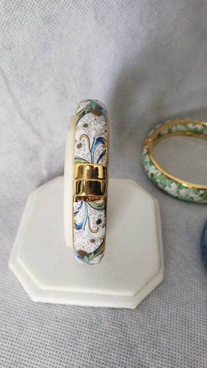 Stauer Florentina Verde Fiori Bangle Bracelet Art Nouveau Fashion Jewelry Set - Image 20