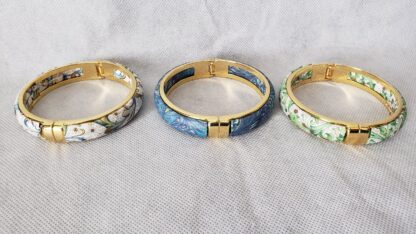 Stauer Florentina Verde Fiori Bangle Bracelet Art Nouveau Fashion Jewelry Set - Image 22