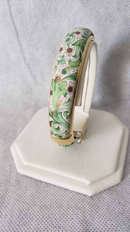 Stauer Florentina Verde Fiori Bangle Bracelet Art Nouveau Fashion Jewelry Set - Image 10
