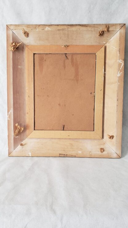 William Moninet Vintage Clown Duo Art Original Framed Matted Signed Oil Painting - Image 18