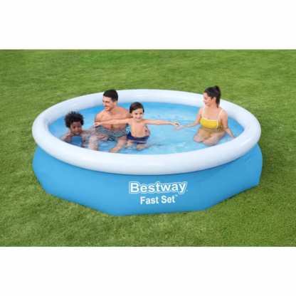Bestway Fast Set 10’ x 30” Round Inflatable Above-Ground Pool Set & Filter Pump - Image 2