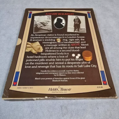 Sherlock Holmes A Study in Scarlet Murder Mystery Case File Memoir Dossier - Image 20