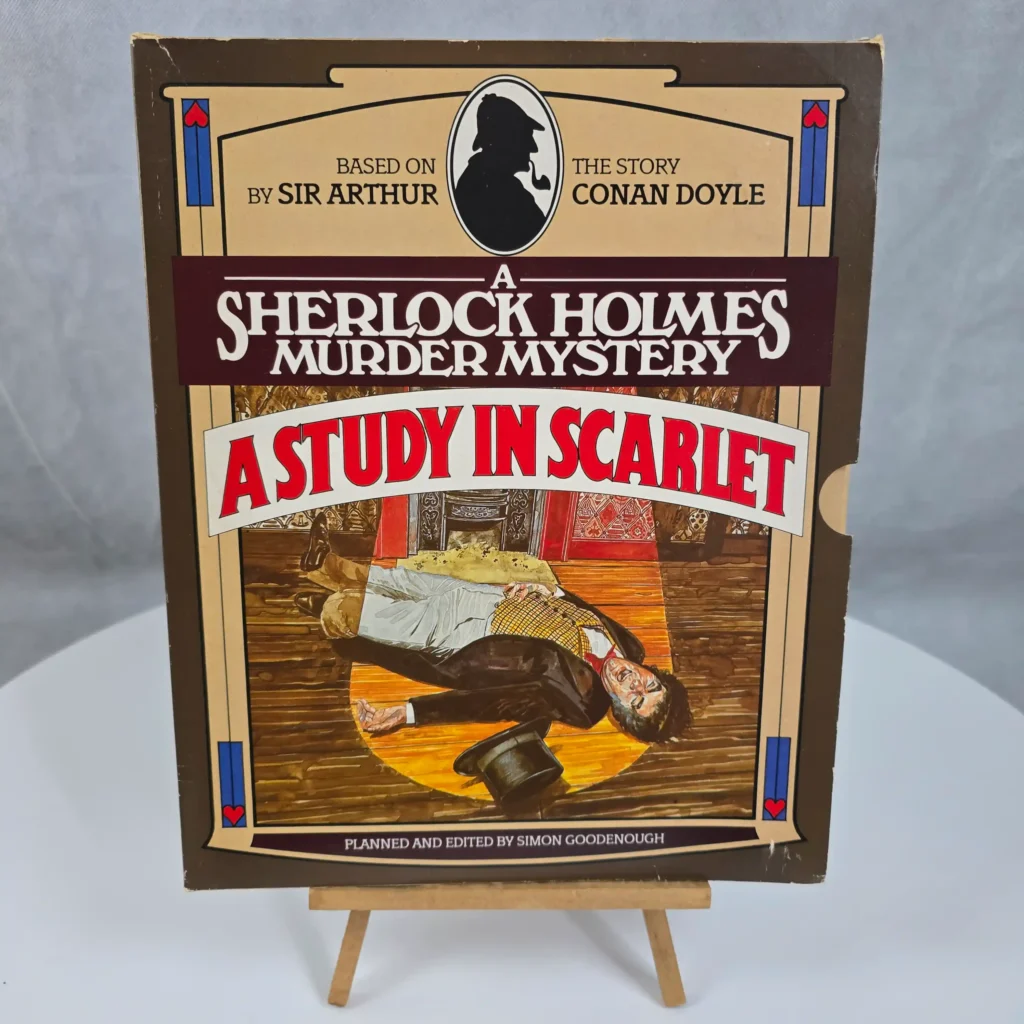 A Sherlock Holmes Murder Mystery - A Study in Scarlet written by Sir Aurthor Conan Doyle - an Illustrated Loose-Leaf Dossier Book
