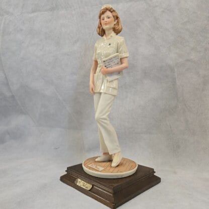Nurse First Responder Statue Vintage Porcelain Healthcare Sculpture Belcari Capodimonte - Image 18