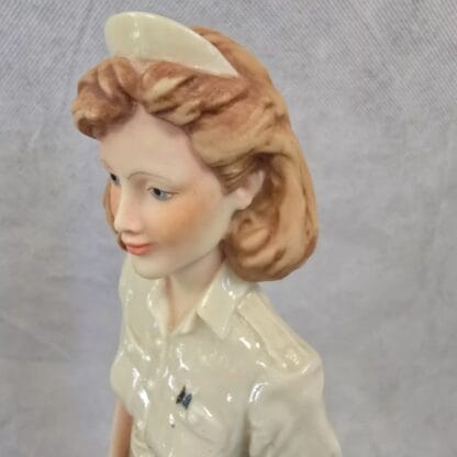 Nurse First Responder Statue Vintage Porcelain Healthcare Sculpture Belcari Capodimonte - Image 17
