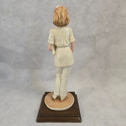 Nurse First Responder Statue Vintage Porcelain Healthcare Sculpture Belcari Capodimonte - Image 10