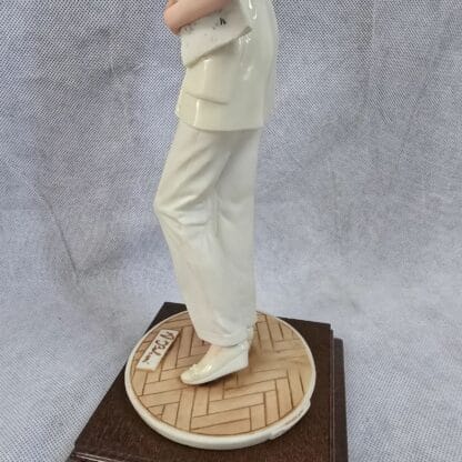 Nurse First Responder Statue Vintage Porcelain Healthcare Sculpture Belcari Capodimonte - Image 4