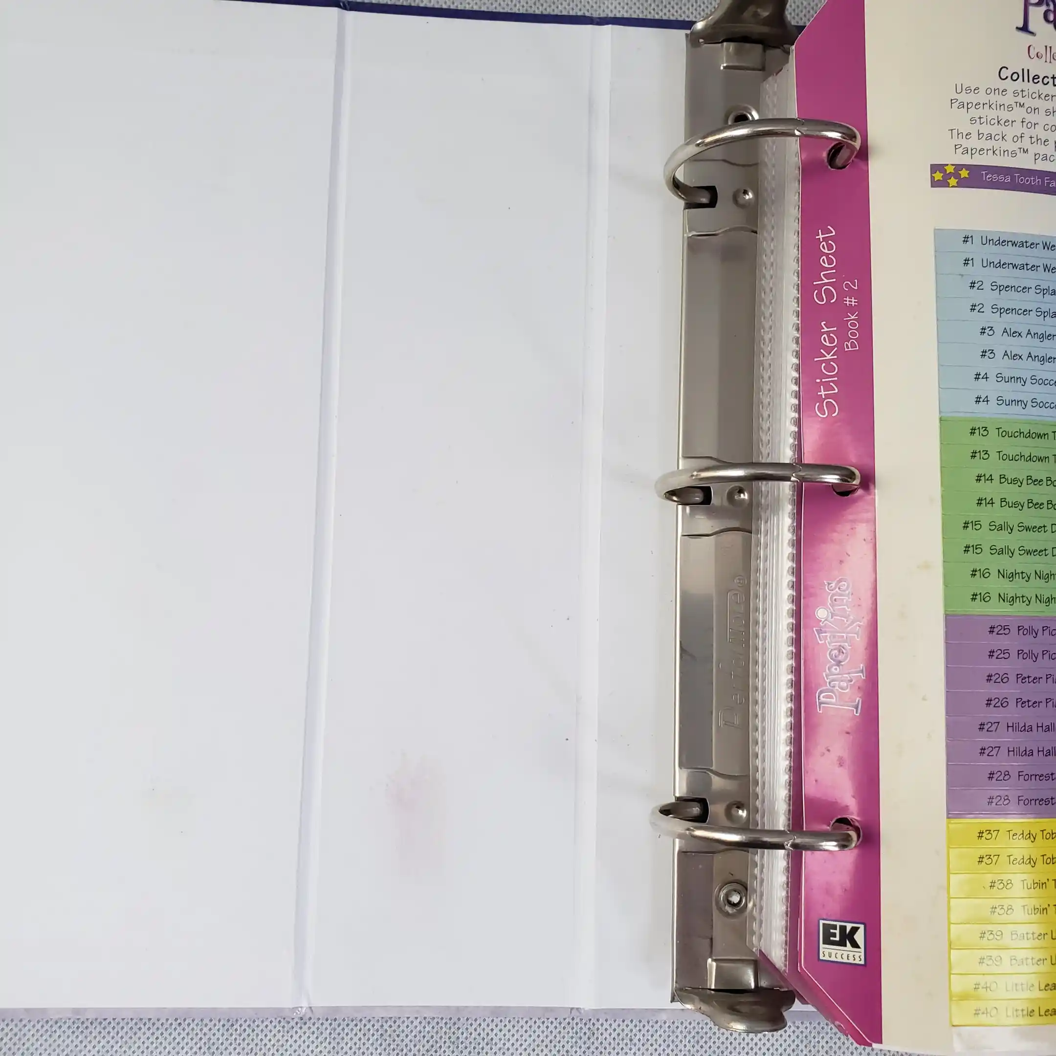 Paperkins Ring Binder Book Mini Paper Dolls EK Success Scrapbook Album Protector - Image 18