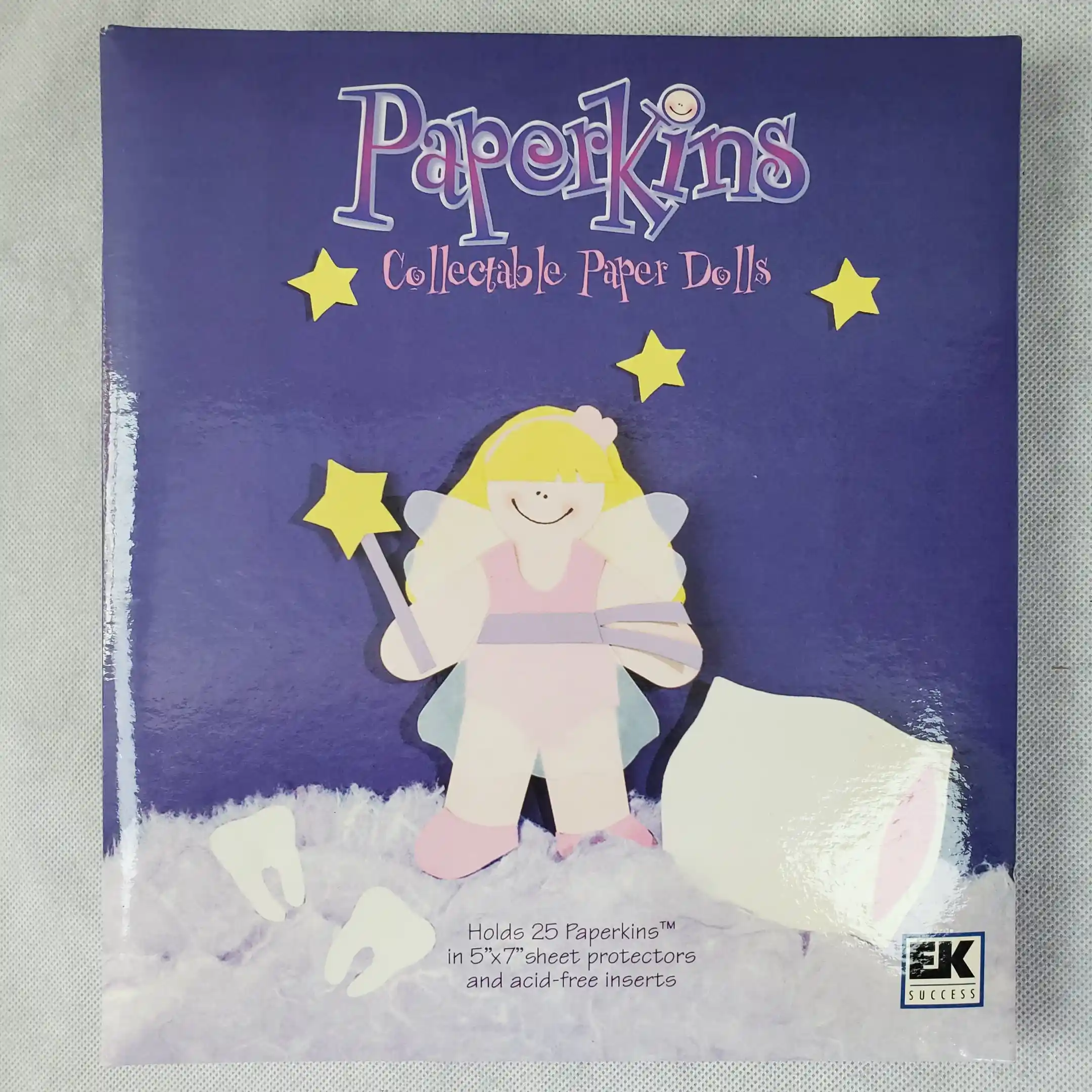 Paperkins Ring Binder Book Mini Paper Dolls EK Success Scrapbook Album Protector - Image 2