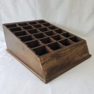 Sunset Soap Dyes Antique Advertising Counter Display Case Vintage Wood Cabinet Box