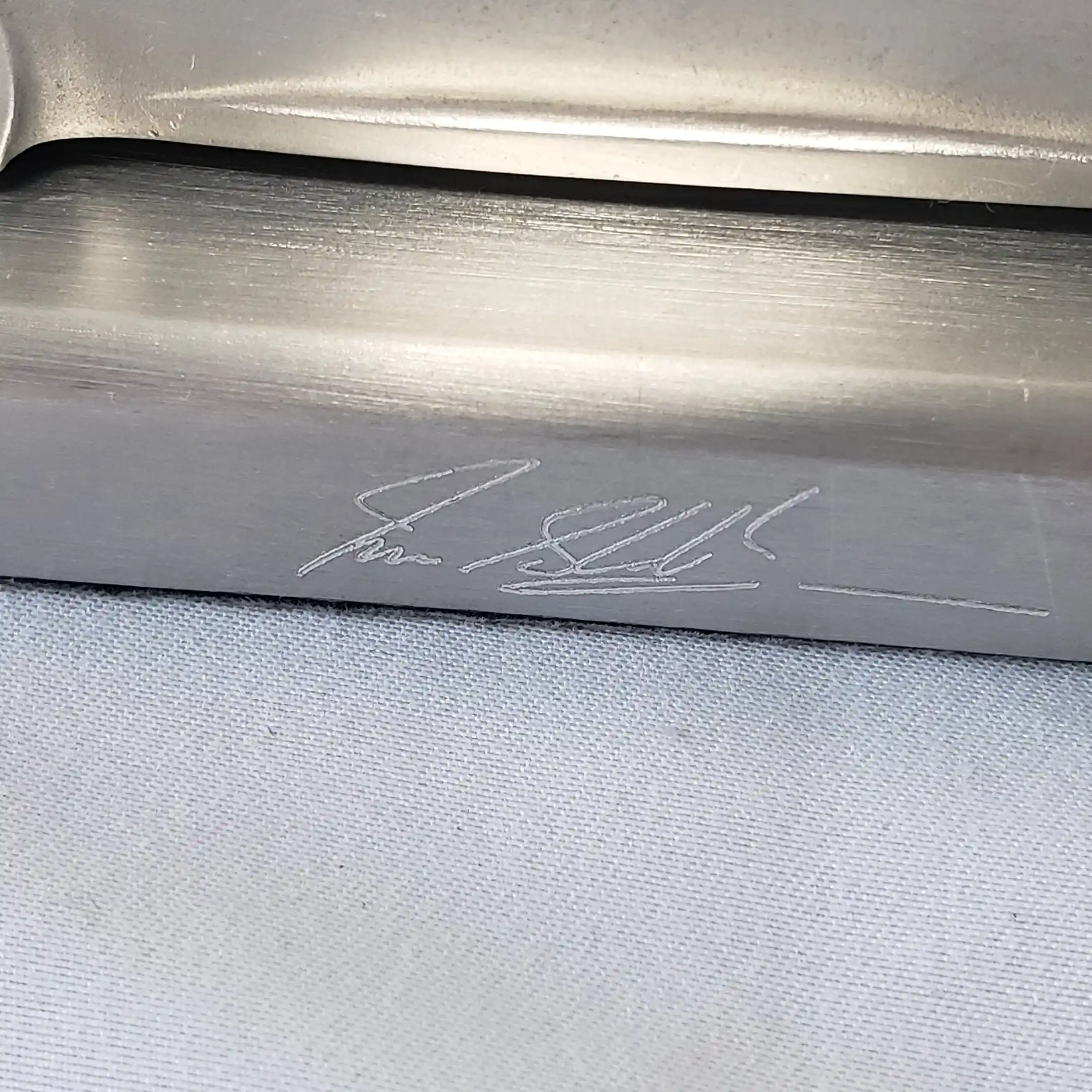 Jaguar XF Aluminum Model Concept Car Art Sculpture Ian Stuart Callum Autograph - Image 3